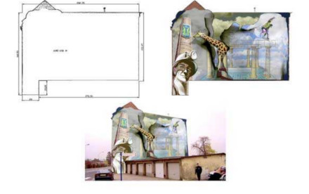 Projet peinture murale ville
                            d'Amnéville