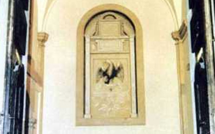 Peinture dans l'Abbaye de
                            Saint-Arnould à METZ